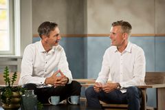 CEO i Coors danske ledelse, Jørgen Utzon og ATP Ejendommes CEO, Martin Vang Hansen