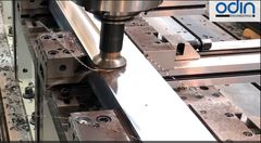 ”ODIN’s maskinværksted er udstyret til at kunne fremstille snart sagt alle de komponenter, der indgår i vores opbygning af specialmaskiner til andre industrivirksomheder,” siger administrerende direktør Mads S. Rasmussen.