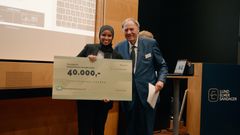 Sumeya Hassan med virksomheden Reclaim Active var en af de tre iværksættere, som modtog et kontant tilskud og tilsagn om gratis sparring fra Niels Buchholst og Sparringspartnerne ved foreningens 10-års jubilæum 31. oktober i år.