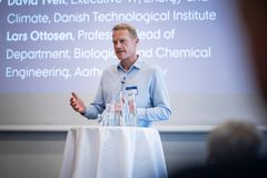 Professor Lars Ottosen ved Aarhus Power-to-X Symposium 2026.