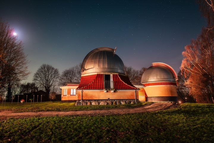 Det nyrestaurerede Ole Rømer Observatoriet er indstillet til Renoverprisen 2024. Credit: Ruslan Merzlyakov og Science Museerne, Aarhus Universitet