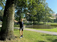 Studenterformidlere fra Science Museerne står for rundvisningerne i Uniparken