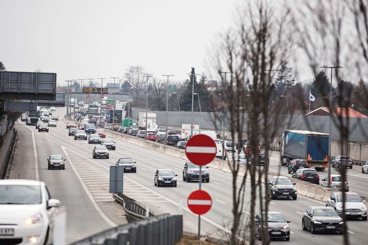 Motorring 3 går vest om København og er landets mest trafikerede vej. Foto: Vejdirektoratet