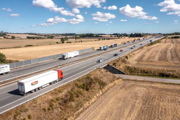 De 75 millioner kroner er første del af en samlet bevilling på i alt 750 millioner kroner til grøn omstilling af den tunge vejtransport. Foto: Vejdirektoratet