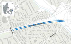 Der kommer ny vejbelysning på strækningen mellem Hvidovrevej og Sønderkær. Grafik: Vejdirektoratet