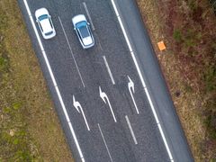 Gruskasserne er fordelt med 17 i Jylland, 18 på Sjælland og 6 på Fyn. Foto: Vejdirektoratet