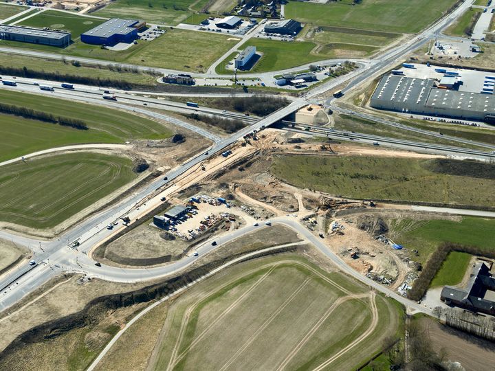 Vejdirektoratet forventer lang kø ved Randers på E45 i weekenden.