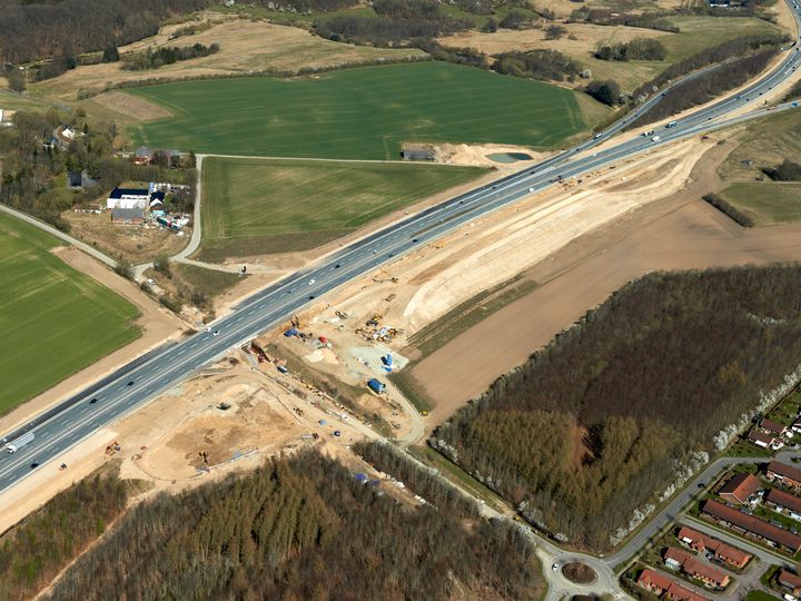 Tunnelen på Gl. Ryvej under E45 Østjyske Motorvej åbner 2. juli.