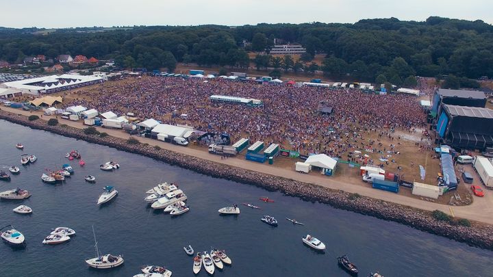 Rock under Broen er en todages festival i Middelfart. Foto: Rock under Broen