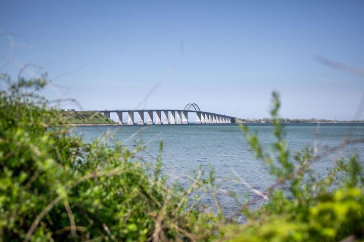 Løberne skal blandt andet over Langelandsbroen. Foto: Vejdirektoratet