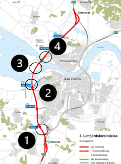 Områdekort for geotekniske undersøgelser. Illustration: Vejdirektoratet.