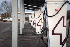 Alle ladestanderne har en effekt på op til 400 kW, så elbilisterne kan komme hurtigt på farten igen. Foto: Vejdirektoratet