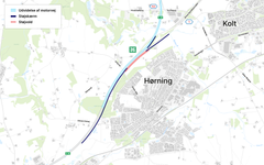 Borgerne i Hørning får i alt 3,9 kilometer støjafskærmning for at tage toppen af den værste motorvejsstøj. Det er støjskærmen langs Aarhus Syd Motorvejen, der bliver opsat først.
