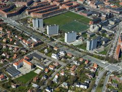 De kommende uger vil der kun være et farbart kørespor mellem Stadion Allé og Birketinget i østgående retning på Marselis Boulevard i Aarhus.