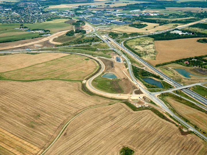 Djurslandsmotorvejen ved Aarhus N.