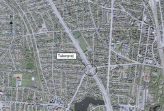 Området, hvor der etableres nye jordankre, er markeret med cirkel.