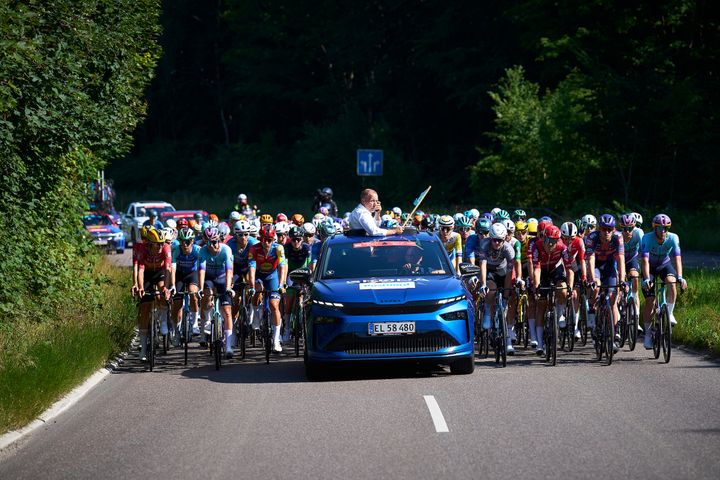 Billede af cykelryttere