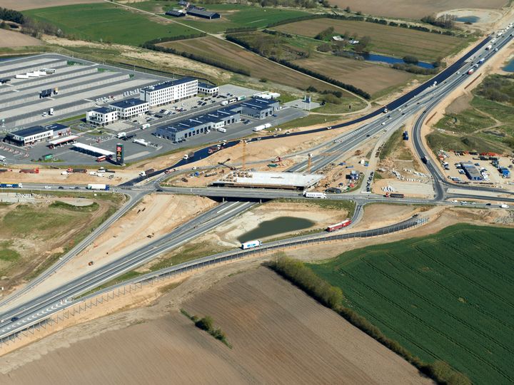 E45 Østjyske Motorvej spærres mellem 58 Hedensted og 56b Horsens C i weekenden 15. + 16. august.