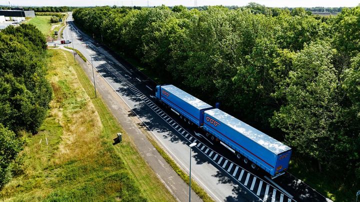 Ny omkoblingsplads ved Odense giver transportører med lange vogntog bedre mulighed for at til- eller frakoble vogne.