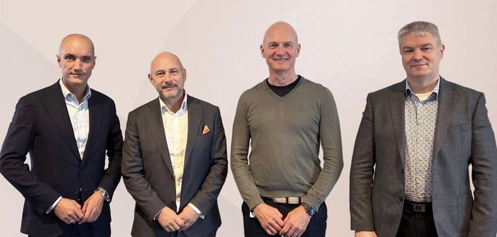 Columbus and Annata Partnership featuring Are Thue Bjørlykke, Columbus Head of Dynamics Consulting, Eivind Hagen, Columbus VP Dynamics, Magnus Norddahl, CEO at Annata CEO and David Halldórsson Annata Sales Executive.