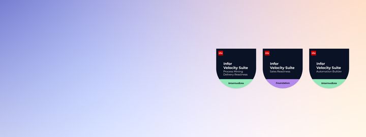 Infor Velocity Suite Badges