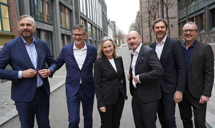 From left: Mikael Balkö, Geir Elvestad, Guri Korhavn, Eivind Hagen, Magnus Adler and Kjell Magne Ramsli.