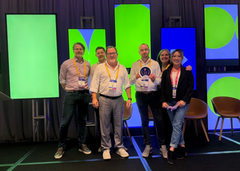 Akeneo Partner Award Winner: Erik Söderholm, Sean Kenny, Andy Collins, James Moses, Juanita Schoen,  Miyoshi Tokuno