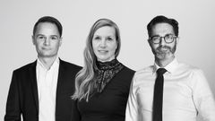 Jimmy Bloch Sørensen (t.v.), Louise Skytte Clausen og Tore Lucht (t.h.) indtræder i Sweco Danmarks øverste ledelse.