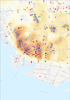 Analysen viser, at mange sikringsrum ligger forholdsvist langt fra beboelse, samt at mange nye boligområder har meget få beskyttelsesrum. Her i Esbjerg.