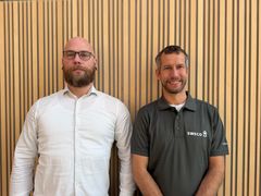 Senioringeniør Rune Bundgaard (tv) og Jannik Kappel (th), teamchef for energisystemer i Sweco.