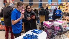 Mange kunder var interesseret i at blive medlem af Lidl Plus, så de fremover kan gøre brug for masser af tilbud og fordele.