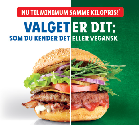 Lidl matcher nu kiloprisen på veganske og animalske produkter, så nu er det ikke prisen, der hindrer danskerne i at tilvælge et plantebaseret måltid. Flere veganske produkter bliver faktisk billigere end sammenlignelige animalske produkter.