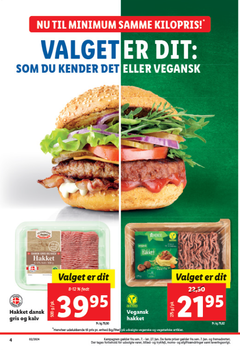 Lidl matcher nu kiloprisen på veganske og animalske produkter, så nu er det ikke er prisen, der hindrer danskerne i at tilvælge et plantebaseret måltid. Flere veganske produkter bliver faktisk billigere end sammenlignelige animalske produkter.