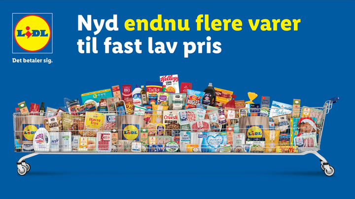 Lidl sænker prisen fast på over 100 nye varer, så kæden nu har over 300 varer i sortimentet til fast lav pris.