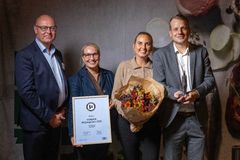 Flemming Nør-Pedersen, vice adm. direktør i Landbrug & Fødevarer. Rikke Lynggaard, Category Director- Group Vice President, Mathilde Orvad Thomsen, Senior Assortment Manager, Netto, Sebastian Vinther, Regionschef, Netto.