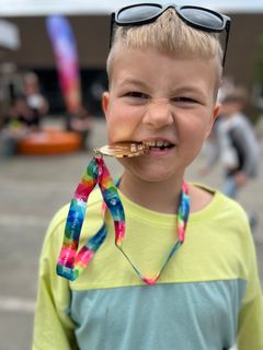 Der var OL-medaljer til alle deltagere, da skolen Drive afholdte Skole OL