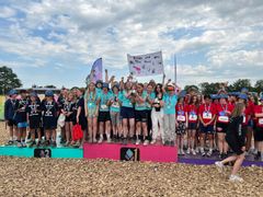 Bueskydning: Guld til 6. klasse fra Hejnsvig Skole. Foto: Billund Kommune