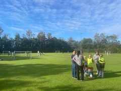 Forud for begge U16-landholdskampe deltog lokale børn i en række fodboldaktiviteter med DBU. Børn fra 7. årgang var "hjælpetrænere" for børn fra 4. årgang.