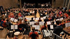 Prinsens Musikkorps og LEGOLAND Billund Garden giver koncert i Billund Centret i februar 2023.