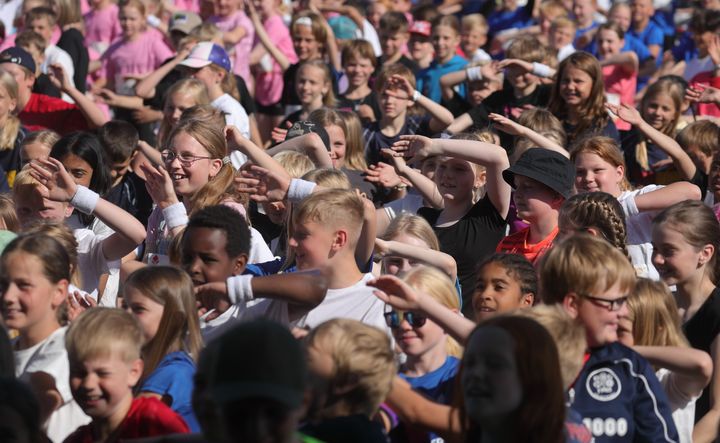 Tusindvis af børn er igen klar til at deltage i Skole OL-finalen, der afholdes i Billund Kommune, hjemstedet for Børnenes Hovedstad den 11.-14. juni. Foto: Billund Kommune
