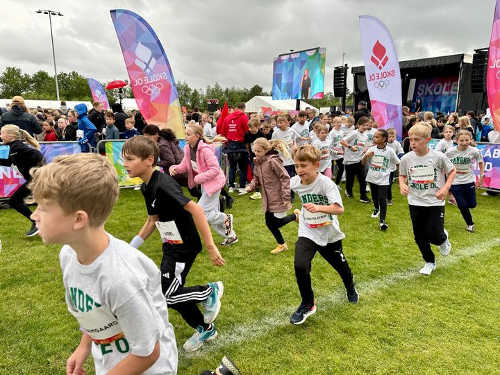 7.400 børn fra 4.-8. klasse fra hele Danmark indtager Billund Idrætscenter til dette års Skole OL-finale den 11.-14. juni. Foto: Billund Kommune