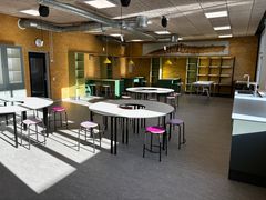 Biologi lokalet har fået nyt udseende.