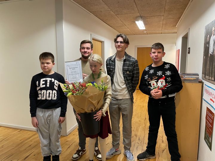 GGIF Solsikke Gymnastik er glade for at modtage prisen.