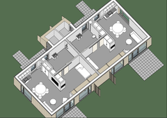 De nye boliger udføres som fem dobbelthuse, der placeres let forskudt i landskabet, så de følger den eksisterende mindre skråning i terrænet. Ud mod landskabet er der frit udsyn uden, at man fra  sin egen bolig kan se, eller bliver forstyrret, af de andre  boliger. Terrasser ved hver bolig vil ligge direkte op til engen med  engbeplantning.