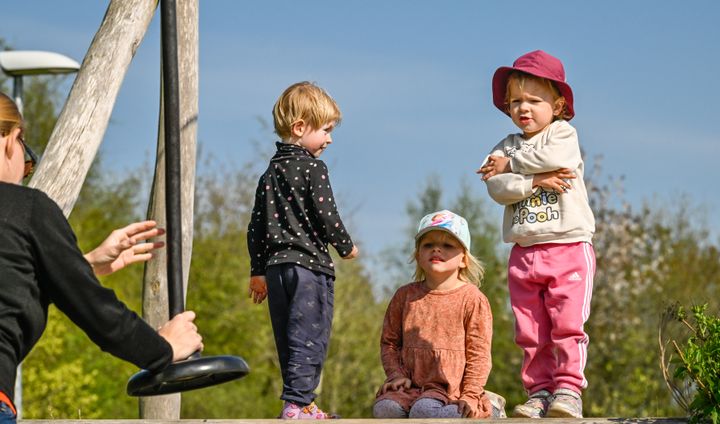 Den nye daginstitution får plads til 194 børn. Foto: Billund Kommune