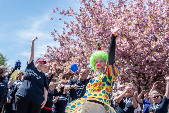 Alle er velkomne i det aktive fællesskab omkring Royal Run, og uanset hvilke forudsætninger man har, er der plads i flokken. Foto: Esbjerg Kommune