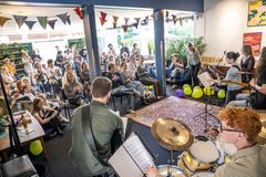 Byens stjernefrø arrangerede selv GRUNDform Festival på Platformen under festugen. Foto: Esbjerg Kommune