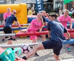 Festugens nye erhvervsdyst: Business Battle Esbjerg var et sikkert hit på Torvet. Foto: Esbjerg Kommune
