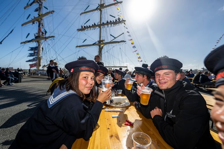 Sømænd og landkrabber kan glæde sig til et kulinarisk eventyr, når The Tall Ships Races besøger Esbjerg den 6.-9. august. Foto: Esbjerg Kommune