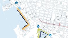 Til cyklister er der etableret 1.000 cykelparkeringspladser ved Adgangsvejen 3, Britanniavej 2 og Auktionsgade 3, helt tæt på festlighederne.
